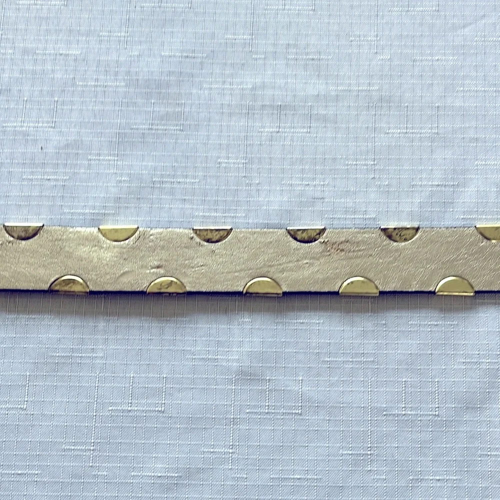 BLACK BELT WITH METALLIC GOLD STUDS